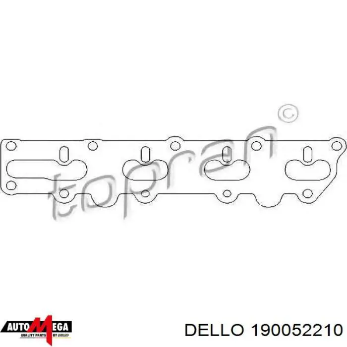 190052210 Dello/Automega прокладка випускного колектора