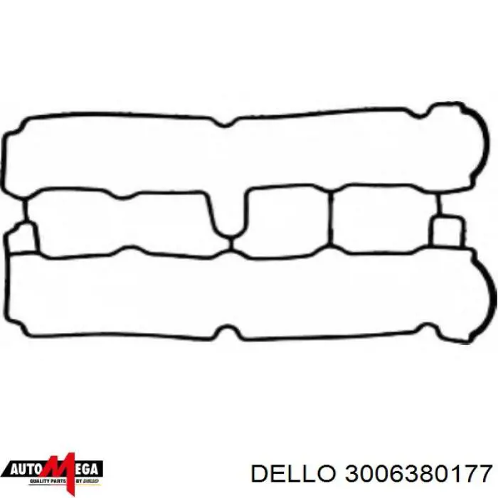 Прокладка клапанної кришки двигуна 3006380177 Dello/Automega