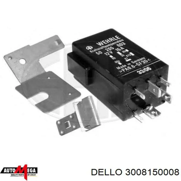Елемент-турбінка паливного насосу Dello/Automega 3008150008
