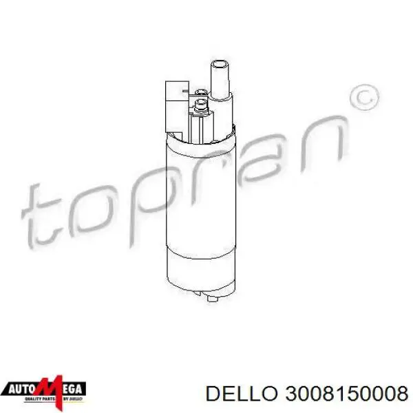 3008150008 Dello/Automega елемент-турбінка паливного насосу