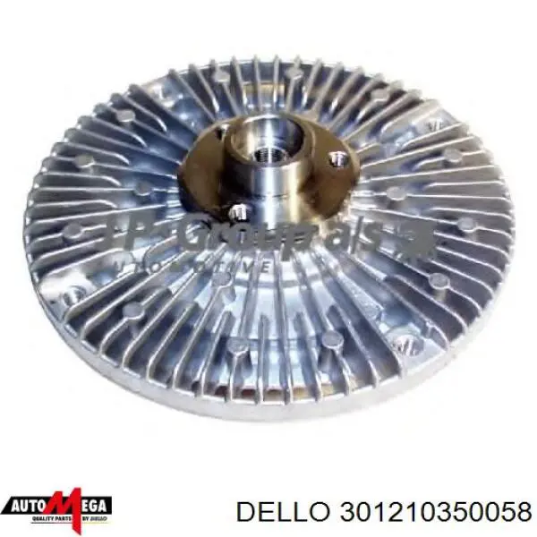 301210350058 Dello/Automega вискомуфта, вязкостная муфта вентилятора охолодження