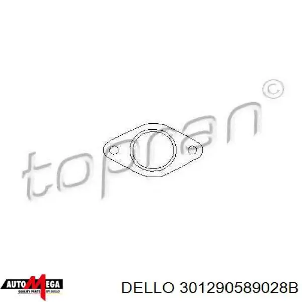 301290589028B Dello/Automega прокладка випускного колектора