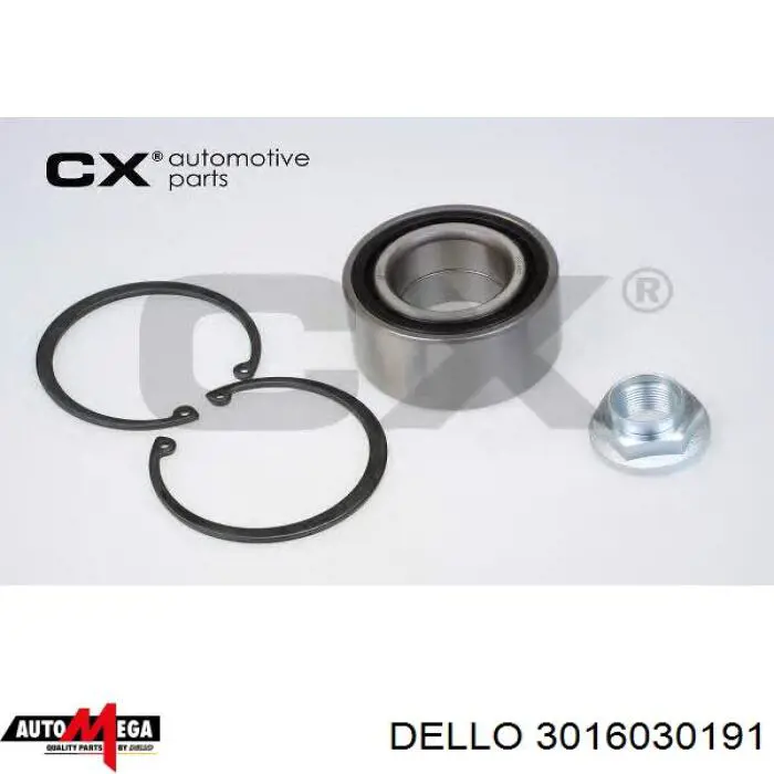 Купити 3016030191 Dello/Automega Підшипник ступиці передньої