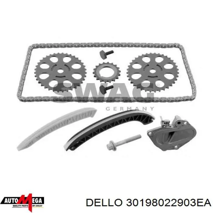 30198022903EA Dello/Automega Ланцюг ГРМ, комплект