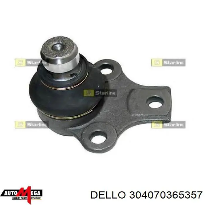 Кульова опора, нижня Dello/Automega 304070365357 ціна, від 5.53 USD