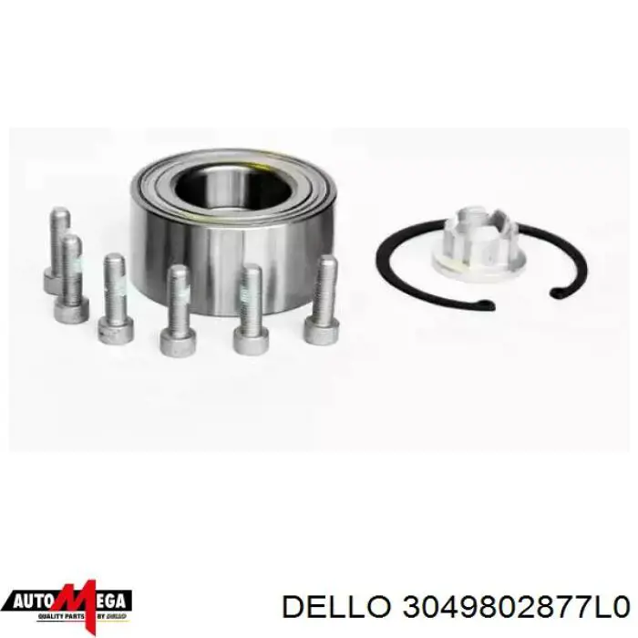 Підшипник маточини передньої/задньої Dello/Automega 3049802877L0 ціна, від 28.43 USD