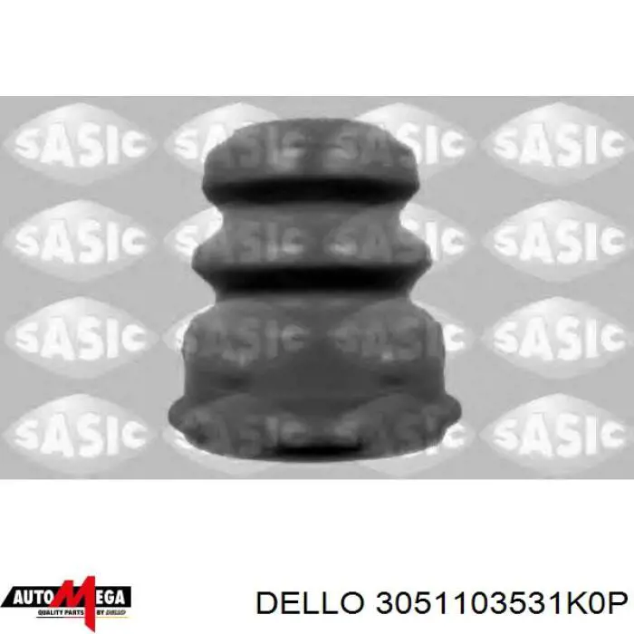 Відбійник на задні амортизатори Dello/Automega 3051103531K0P ціна, від 4.27 USD