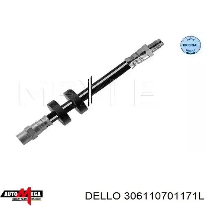306110701171L Dello/Automega шланг гальмівний передній