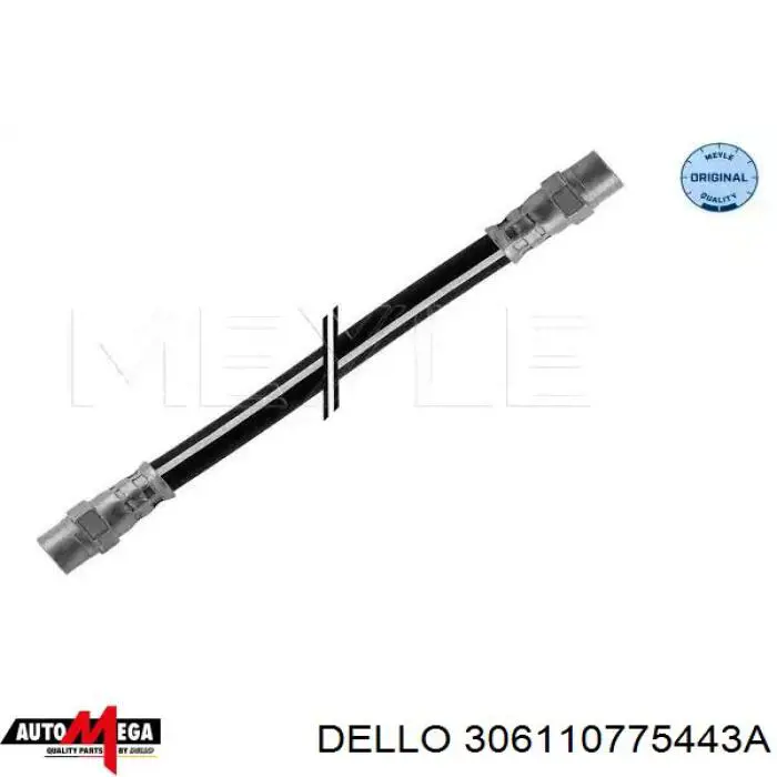 Шланг гальмівний задній Dello/Automega 306110775443A ціна, від 5.64 USD
