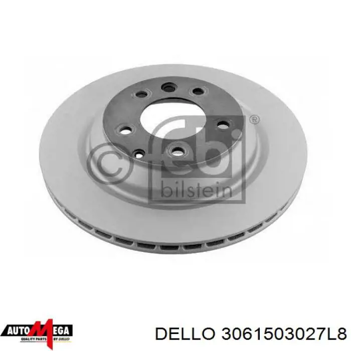 Диск переднього гальма Dello/Automega 3061503027L8 ціна, від 83.73 USD