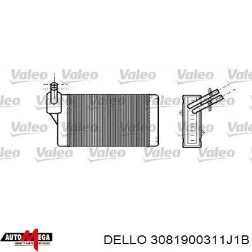 3081900311J1B Dello/Automega Радіатор опалювача салону