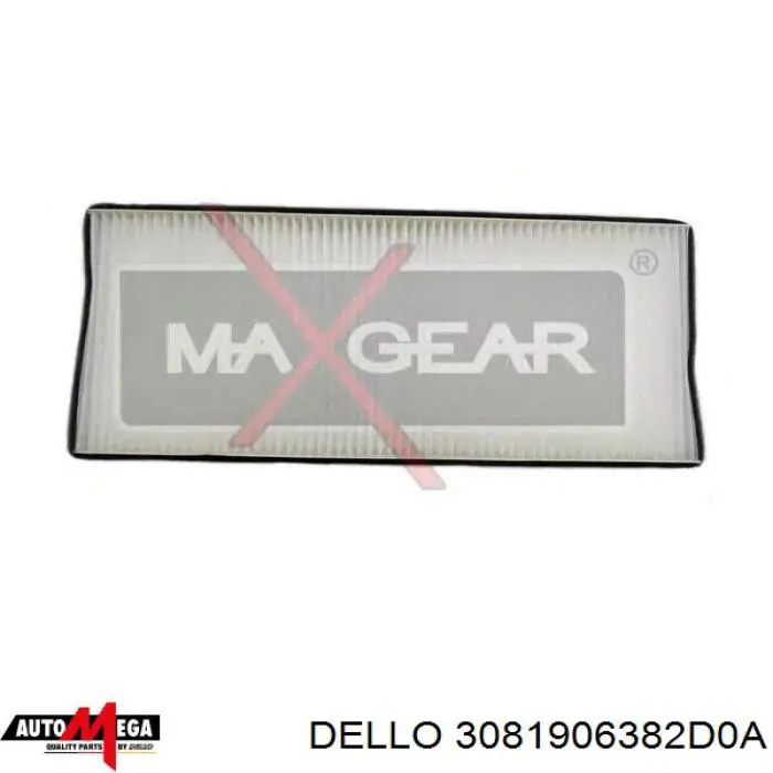 Фільтр салону 3081906382D0A Dello/Automega