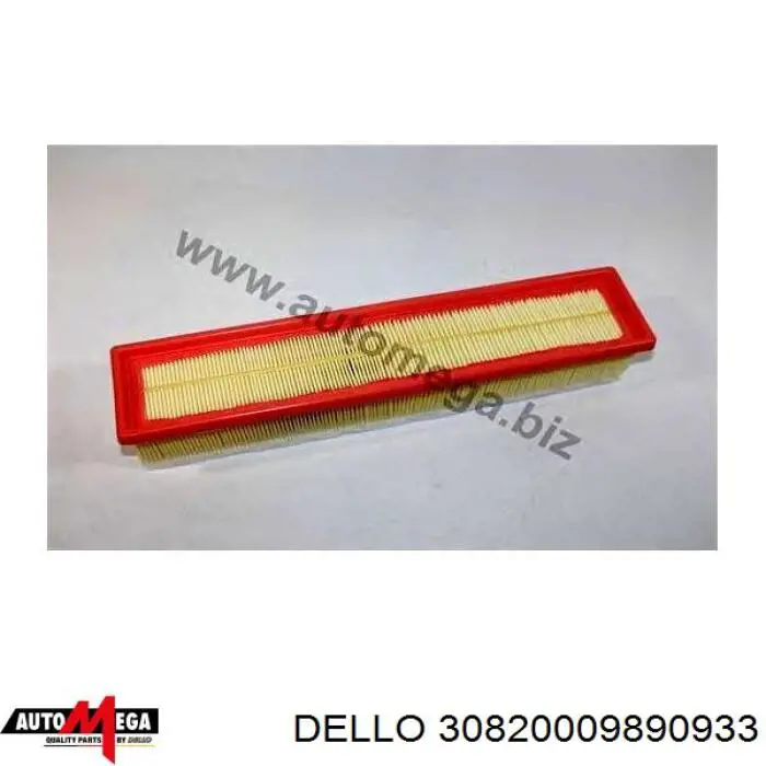 Повітряний фільтр 30820009890933 Dello/Automega