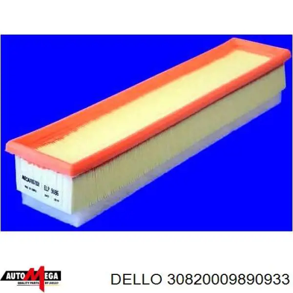 Елемент повітряного фільтра Dello/Automega 30820009890933 ціна, від 7.01 USD