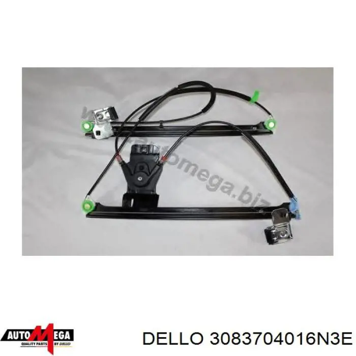 Склопідйомник передньої лівої двері 3083704016N3E Dello/Automega