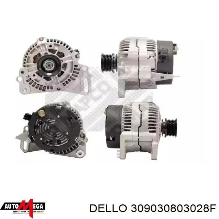 Реле регулятор генератора Dello/Automega 309030803028F