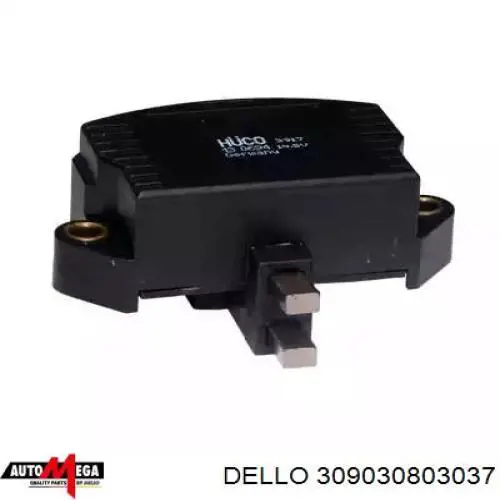 309030803037 Dello/Automega реле-регулятор генератора, (реле зарядки)