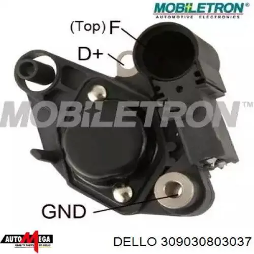 Реле зарядки генератора Dello/Automega 309030803037 ціна, від 6.58 USD