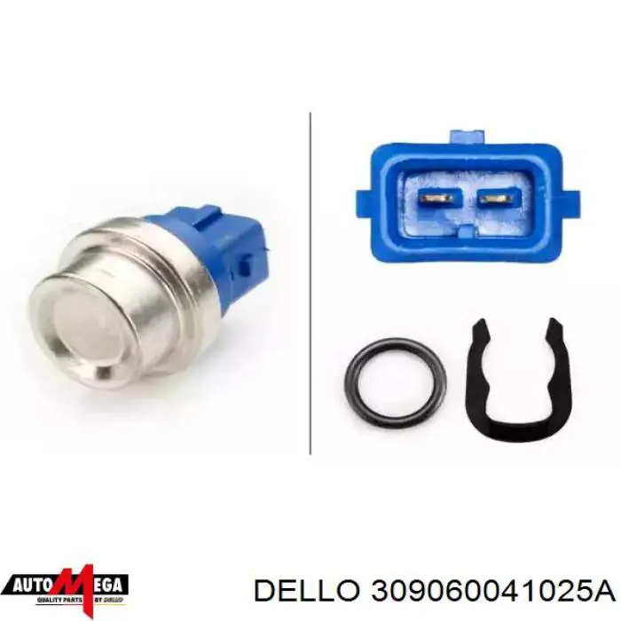 309060041025A Dello/Automega датчик температури охолоджуючої рідини
