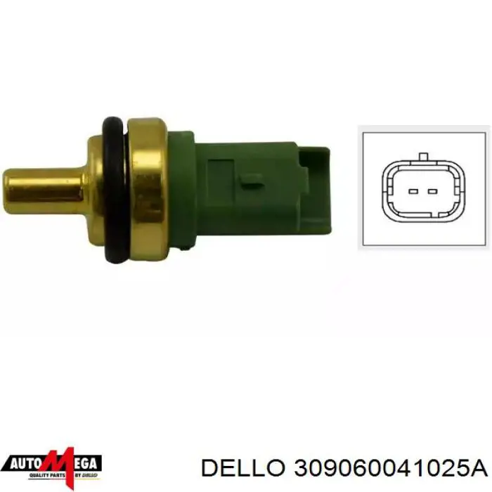 309060041025A Dello/Automega Покажчик температури охолоджуючої рідини