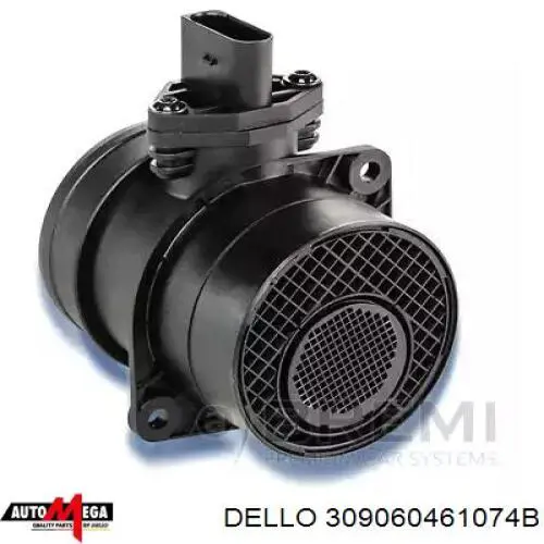 309060461074B Dello/Automega датчик потоку (витрати повітря, витратомір MAF - (Mass Airflow))