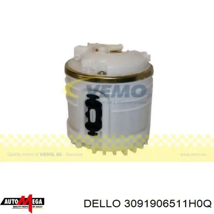 Елемент-турбінка паливного насосу Dello/Automega 3091906511H0Q ціна, від 33.19 USD