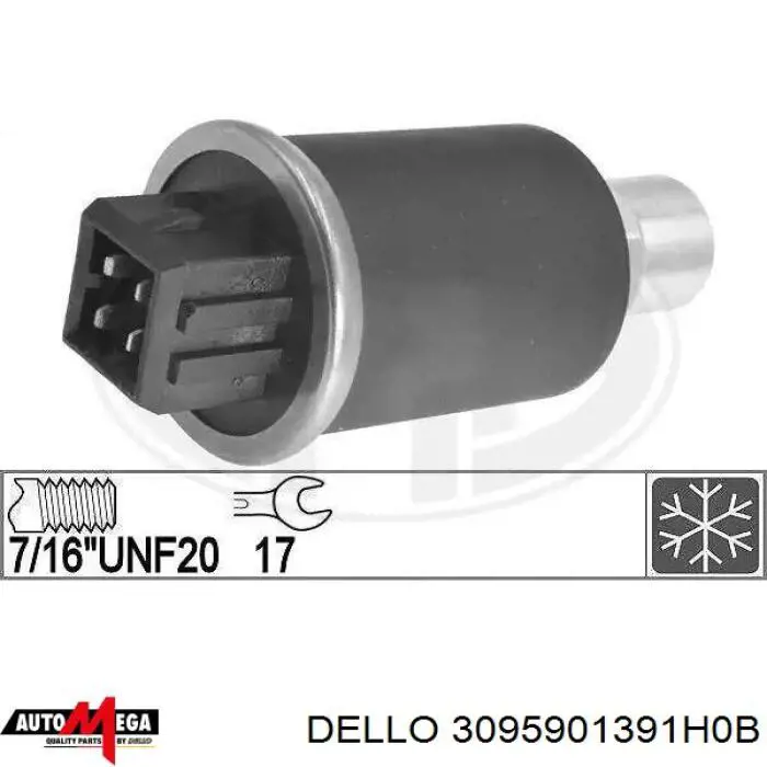 3095901391H0B Dello/Automega датчик абсолютного тиску кондиціонера