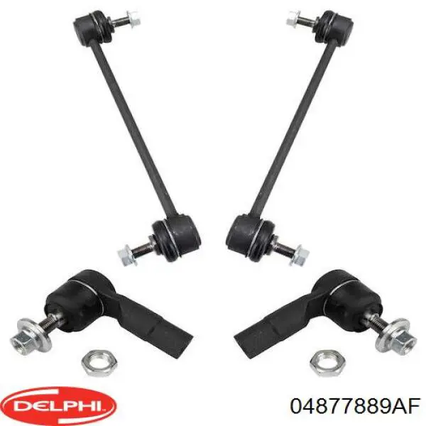 Цапфа поворотна ліва Chrysler 04877889AF ціна, від 17.52 USD