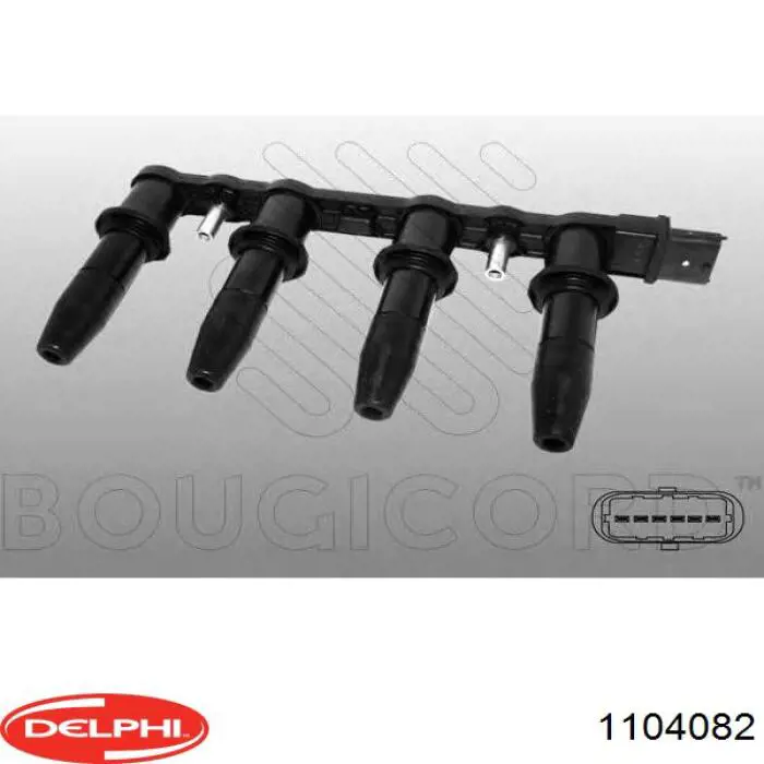 1104082 Delphi Котушка запалювання