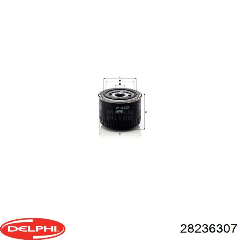 28236307 Delphi масло моторне