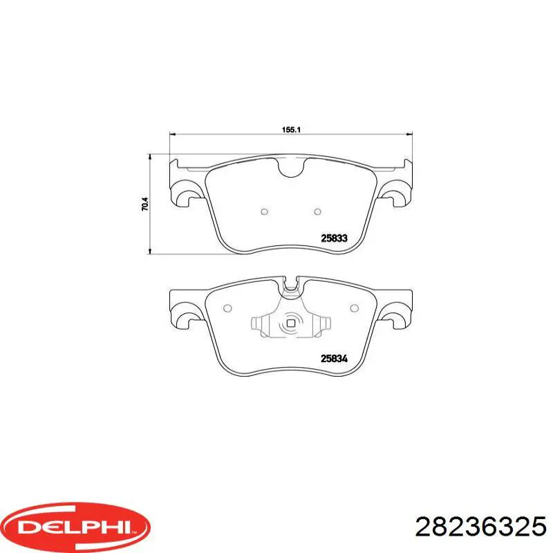 Олива Delphi 28236325 ціна, від 58.63 USD