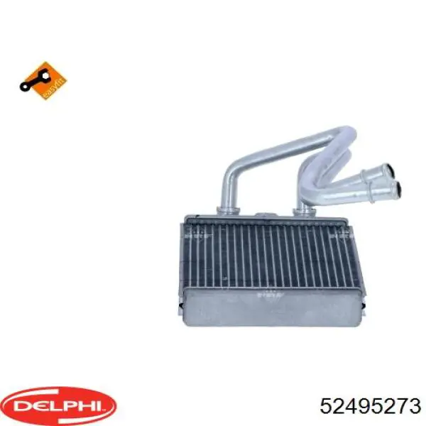 52495273 Delphi Радіатор опалювача салону