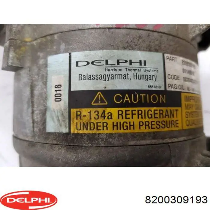 Компресор системи кондиціювання Delphi 8200309193 ціна, від 83.67 USD