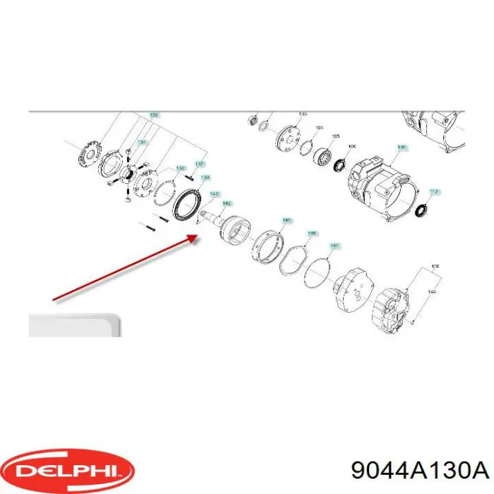 Купити 9044A130A Delphi Насос паливний високого тиску (ПНВТ) - DIESEL