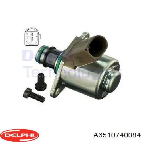 Клапан регулювання тиску палива Delphi A6510740084 ціна, від 97.98 USD