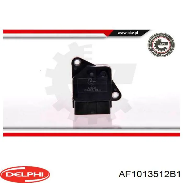 Датчик масової витрати повітря Delphi AF1013512B1 ціна, від 51.94 USD