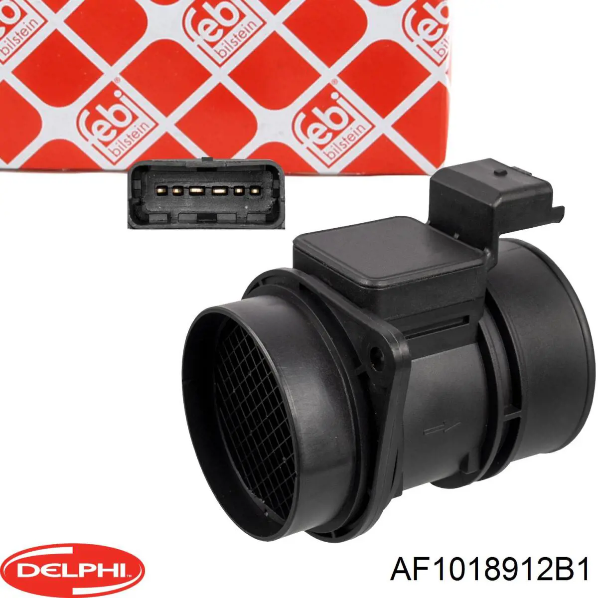 Датчик масової витрати повітря Delphi AF1018912B1 ціна, від 66.79 USD