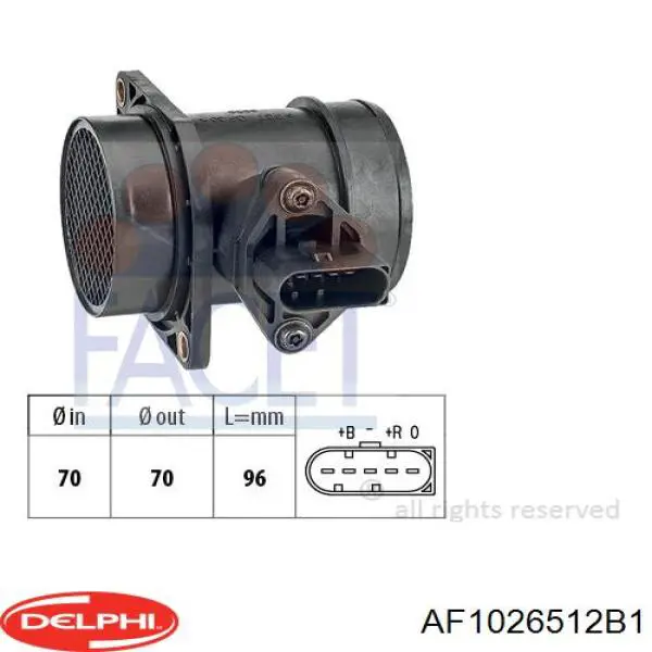 Купити AF1026512B1 Delphi Повітромір