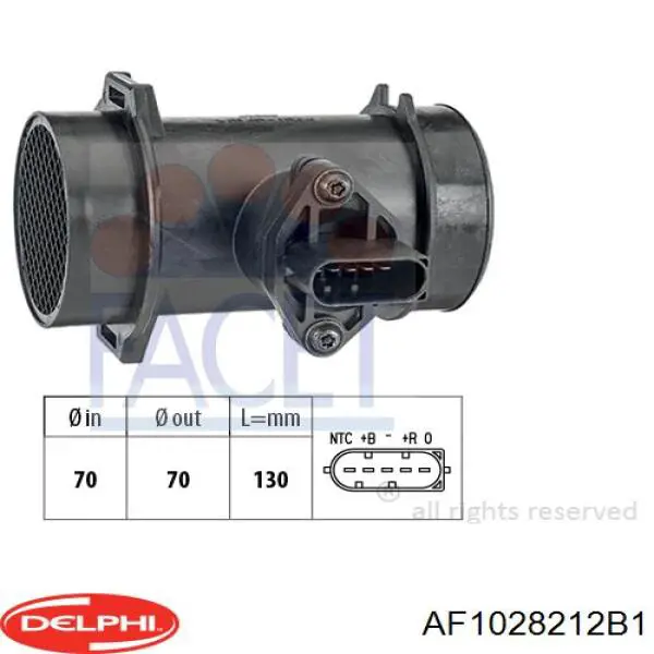ДМРВ AF1028212B1 Delphi