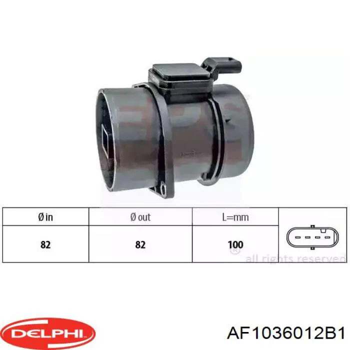 Купити AF1036012B1 Delphi Повітромір