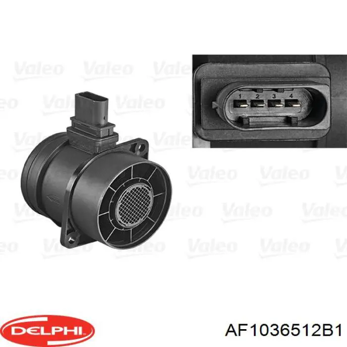 AF1036512B1 Delphi Датчик витрати повітря