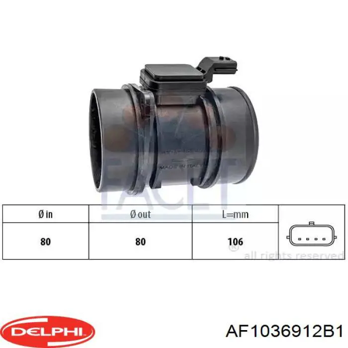 ДМРВ AF1036912B1 Delphi