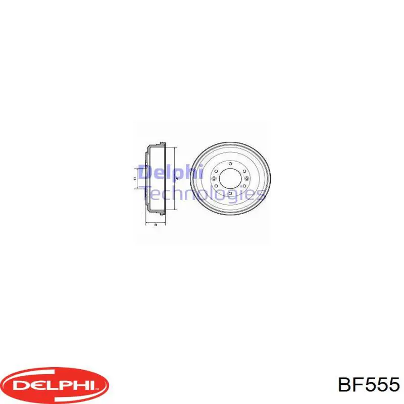 Барабан гальмівний задній Hyundai/Kia 584114H000 ціна, від 62.52 USD