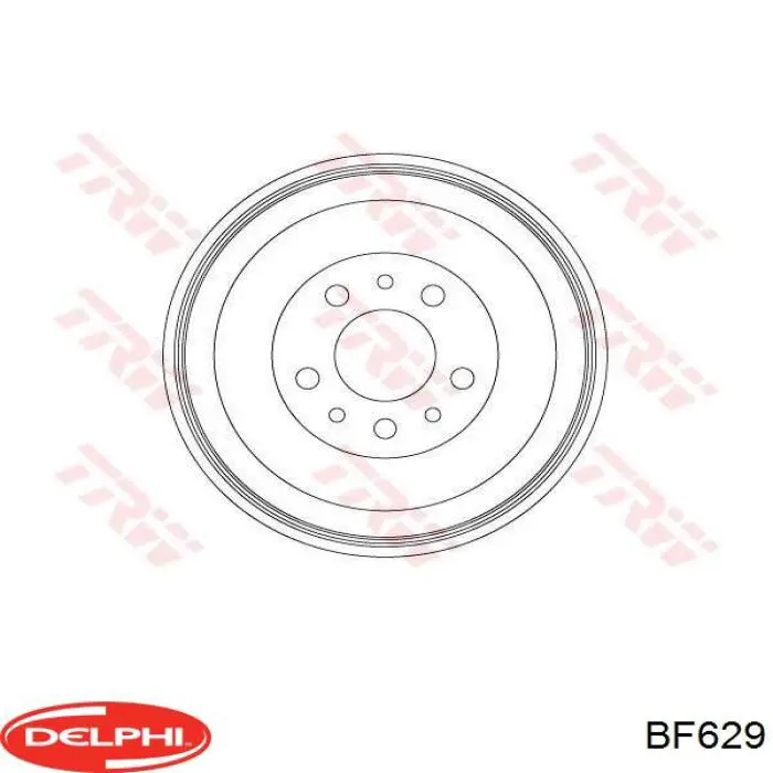 BF629 Delphi барабан гальмівний задній