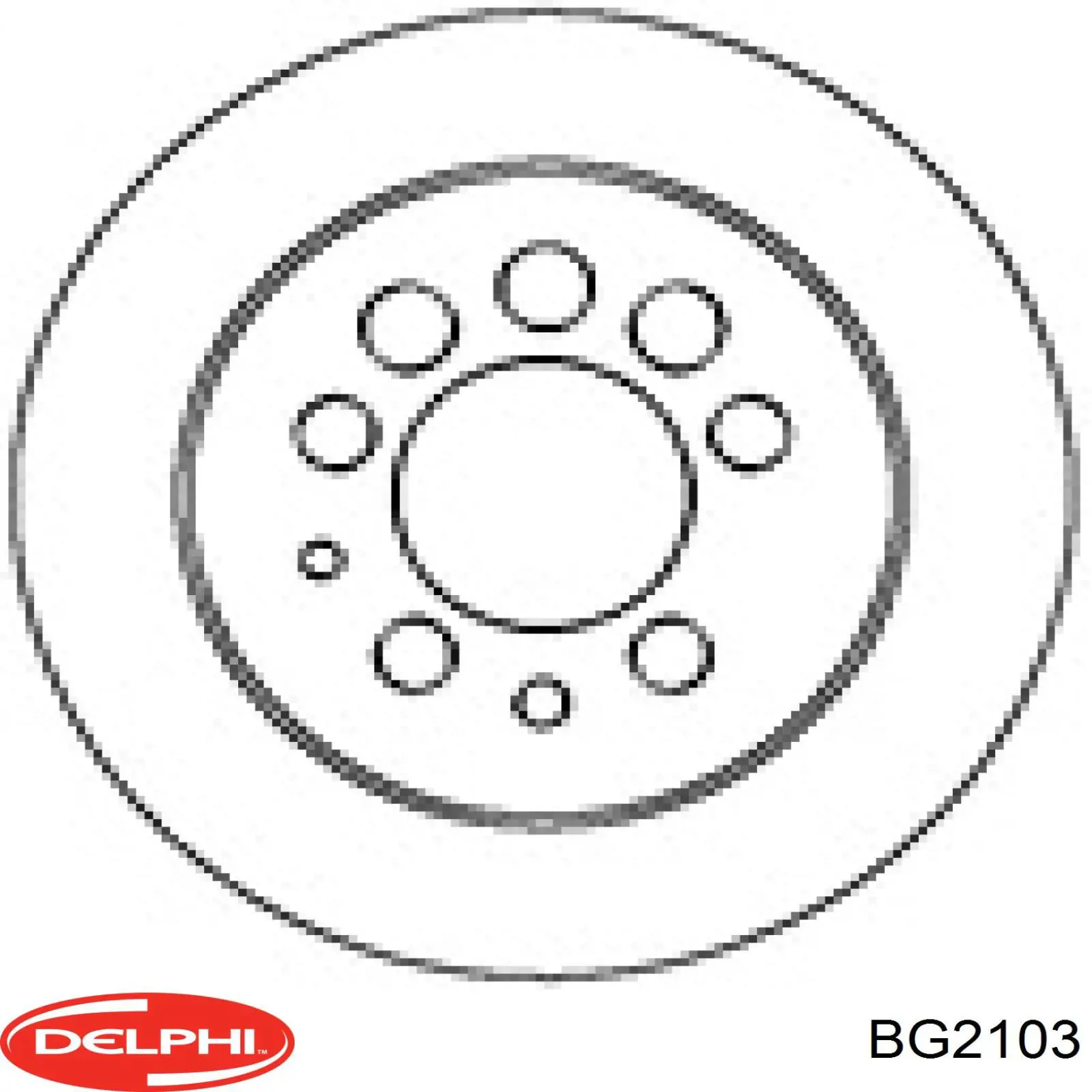 Задні дискові гальма Delphi BG2103 ціна, від 30.26 USD