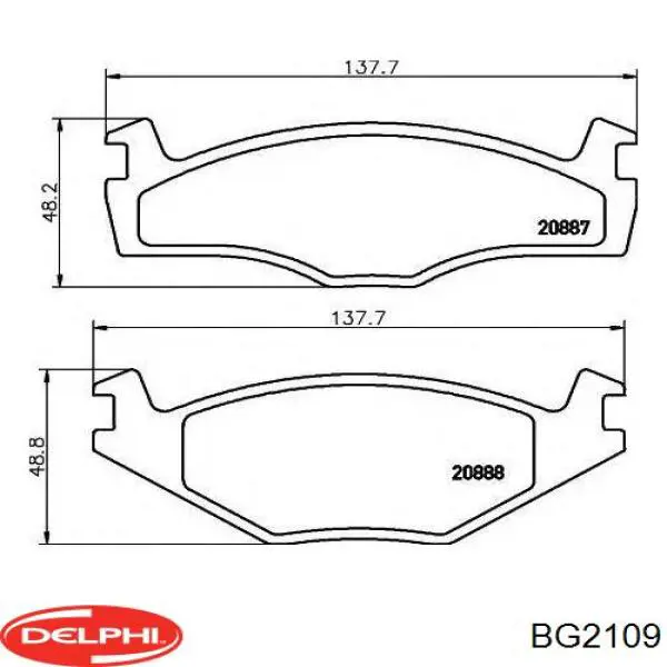 Купити BG2109 Delphi Ротор гальмівний