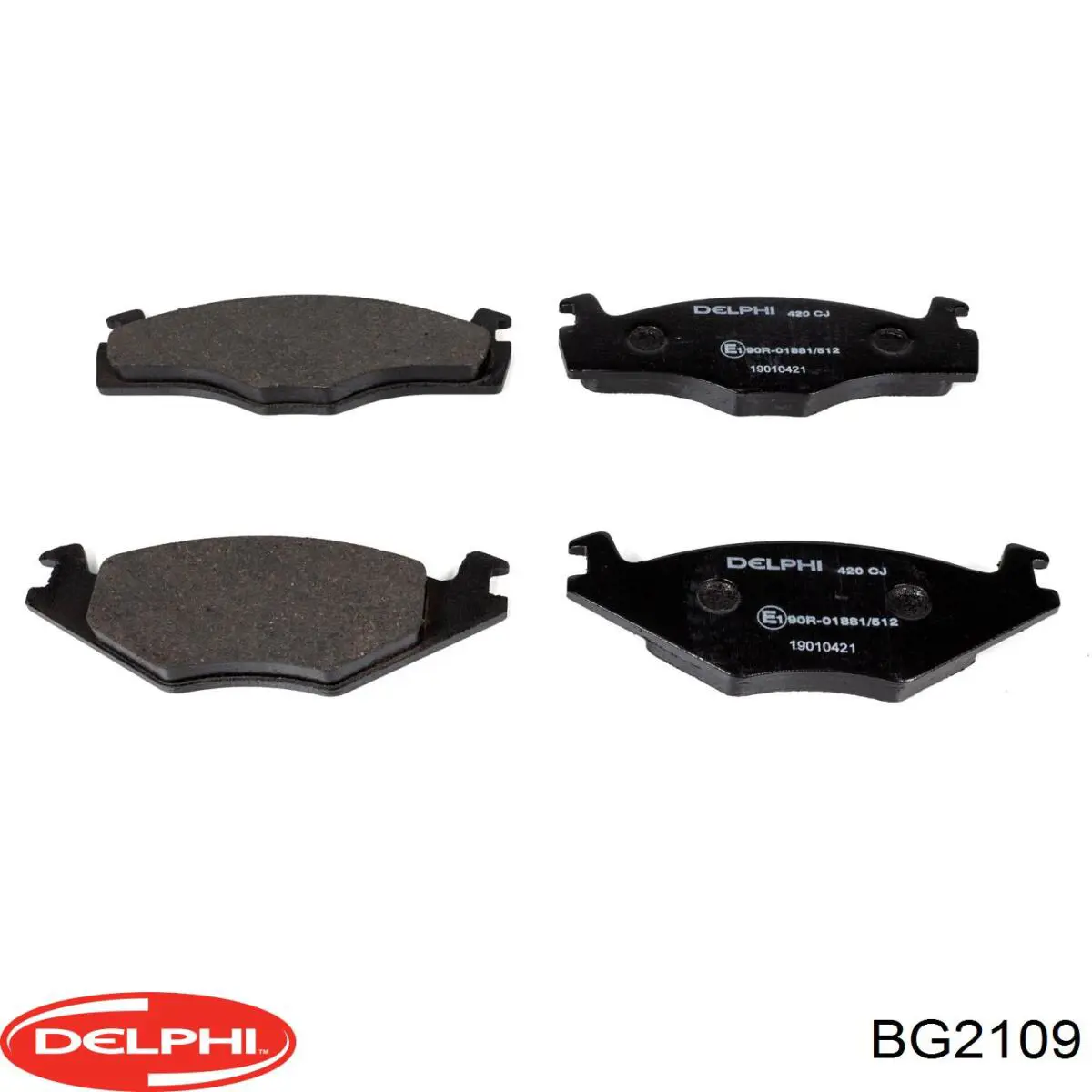 Гальмівні диски передні BG2109 Delphi