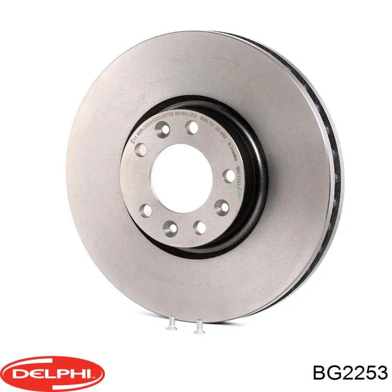 BG2253 Delphi диск гальмівний передній
