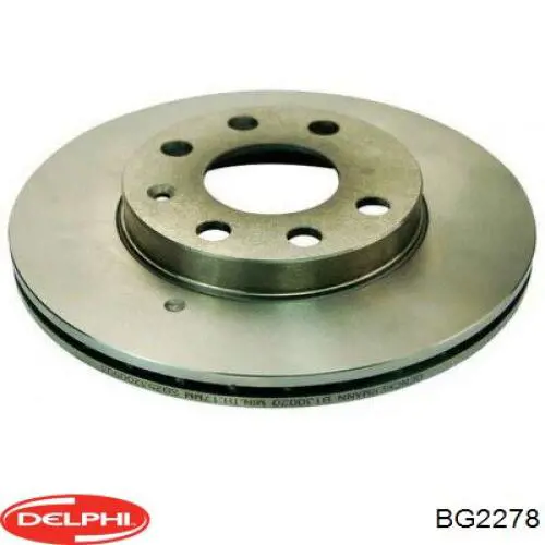 Диск переднього гальма Delphi BG2278 ціна, від 21.54 USD