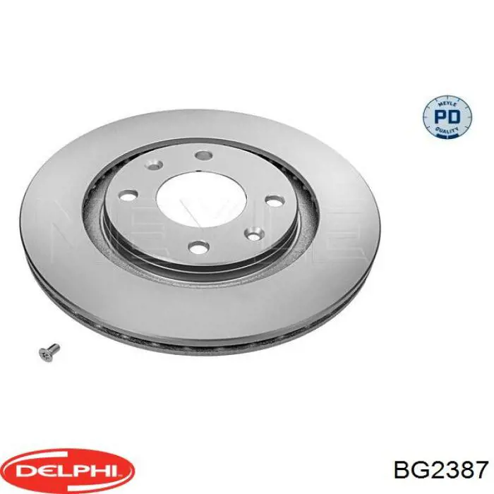 Диск переднього гальма Delphi BG2387 ціна, від 23.40 USD